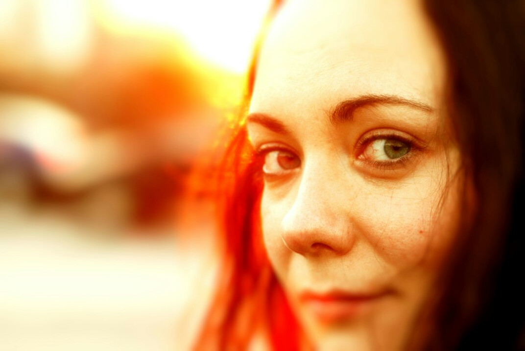 Portrait of a young woman with a warm smile